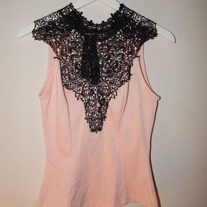 Light Pink Crochet Top